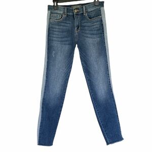 Harper Jeans Tuxedo,Distressed Blue, ,Size 28